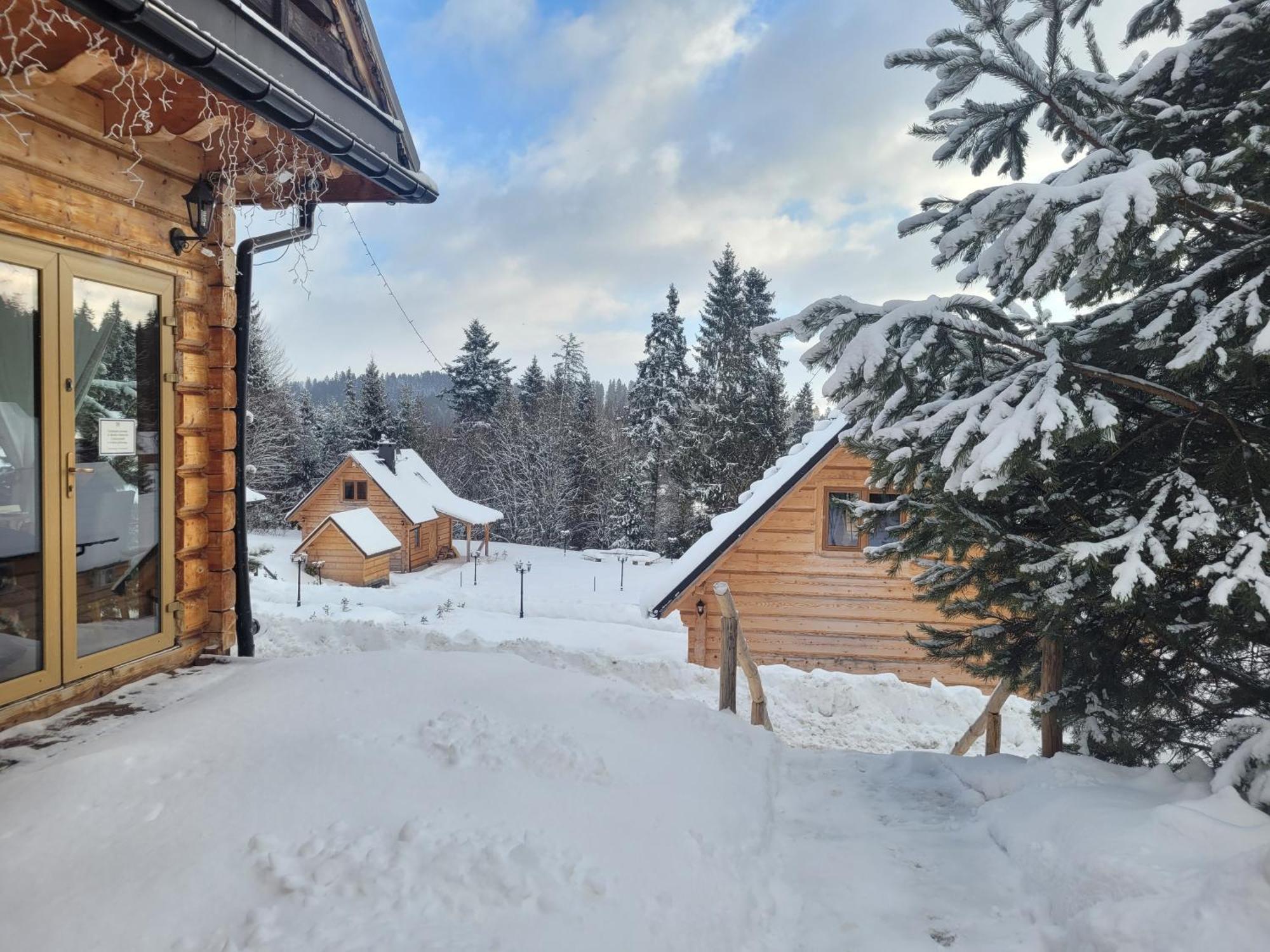 Domki Z Dostepem Do Spa I Restauracji Łapsze Niżne Exterior foto